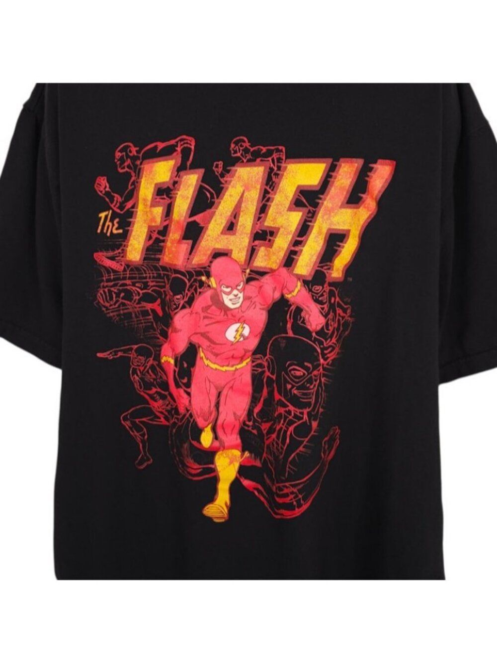 The Flash T Shirt Mens Size 4XLT Black DC Comics Superhero